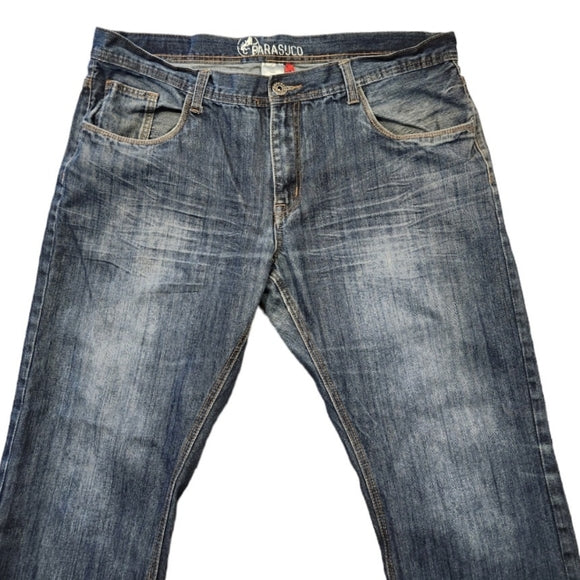 Parasuco Denim Legend Dark Blue Straight Leg Jeans W40