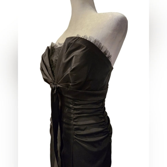 Vintage Cache Black Sweetheart Cocktail Dress