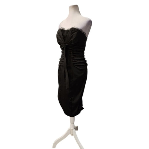 Vintage Cache Black Sweetheart Cocktail Dress