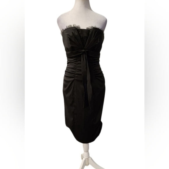Vintage Cache Black Sweetheart Cocktail Dress