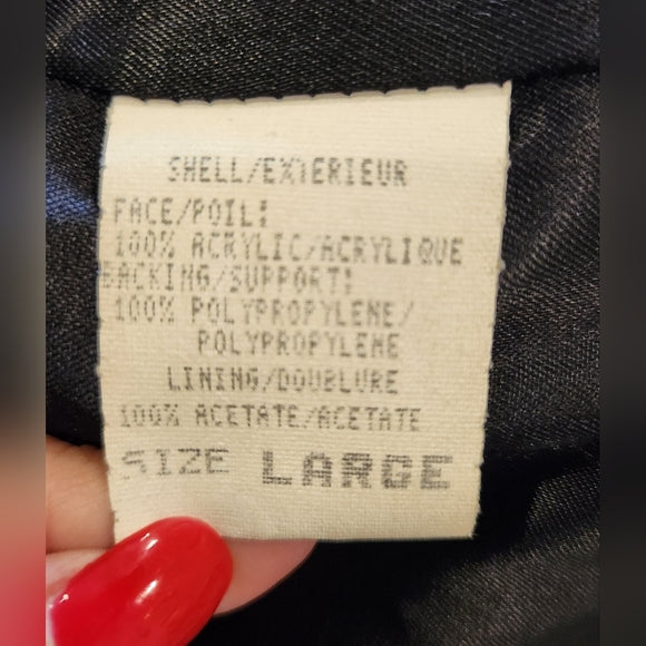 Vintage Animal Print Faux Fur Teddy Long Coat