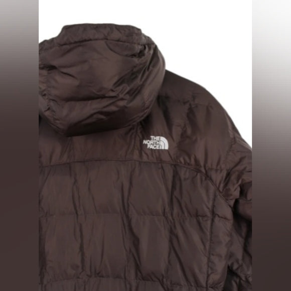 Vintage The North Face 600 Puffer Down Jacket Dark Brown with Detachable Hood
