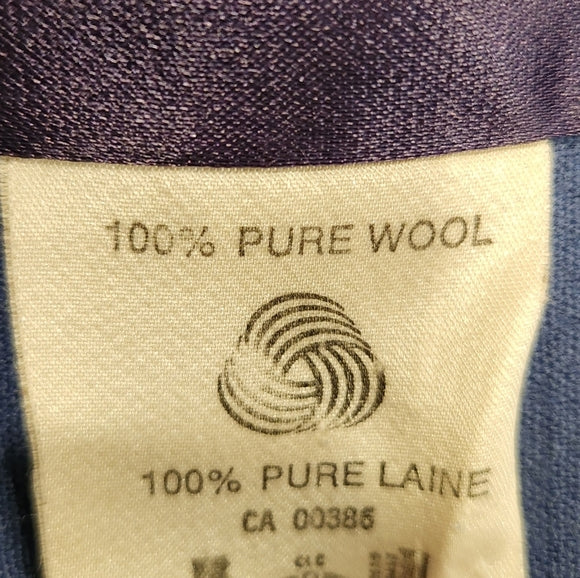 Beautiful Vintage Blue Wool Pea Coat