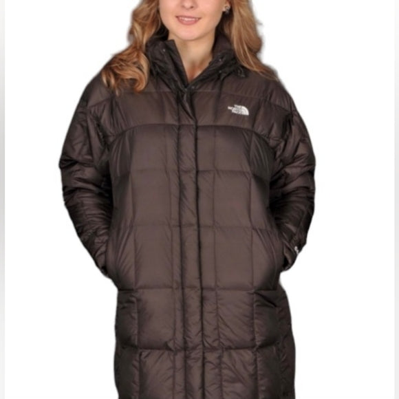Vintage The North Face 600 Puffer Down Jacket Dark Brown with Detachable Hood