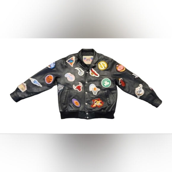 Rare Vintage NBA 2003 All-Star Game Leather Boomer Jacket