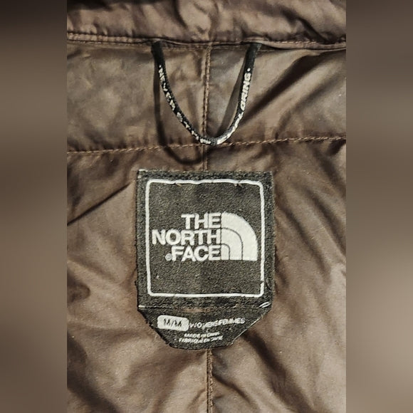 Vintage The North Face 600 Puffer Down Jacket Dark Brown with Detachable Hood