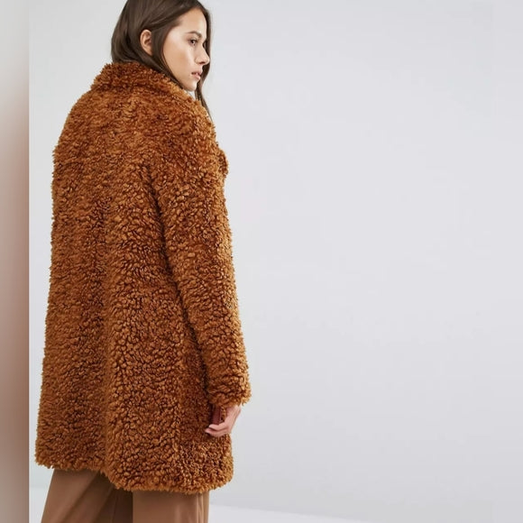 ASOS Paisie Teddy Coat