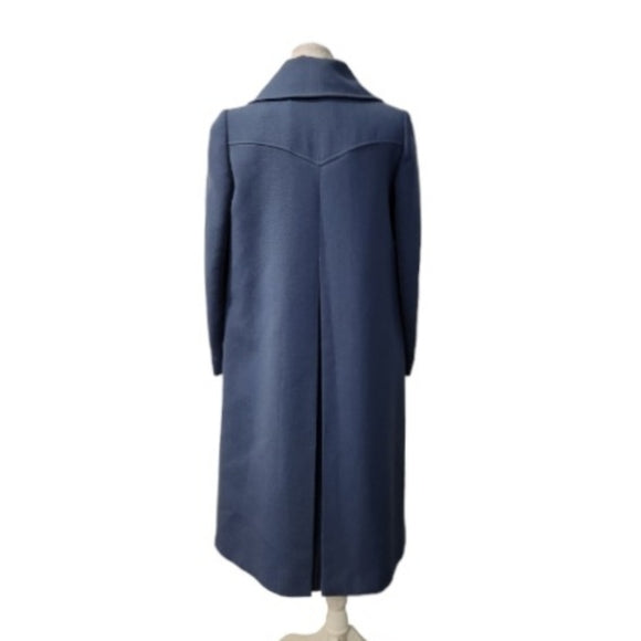 Beautiful Vintage Blue Wool Pea Coat