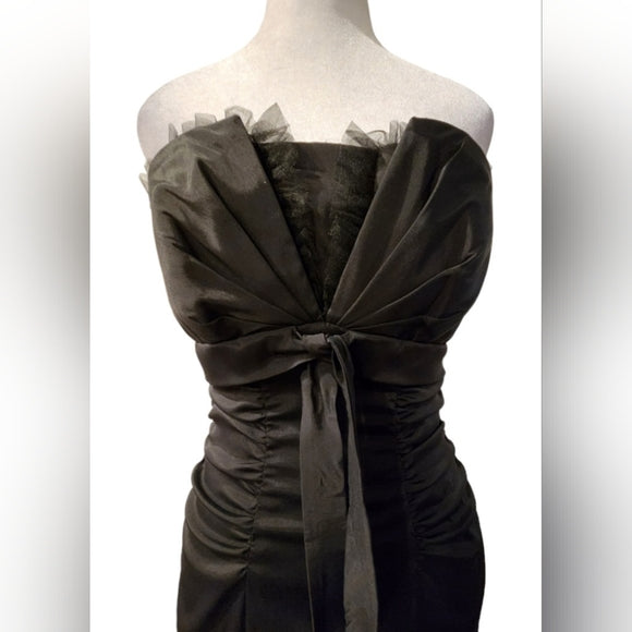 Vintage Cache Black Sweetheart Cocktail Dress