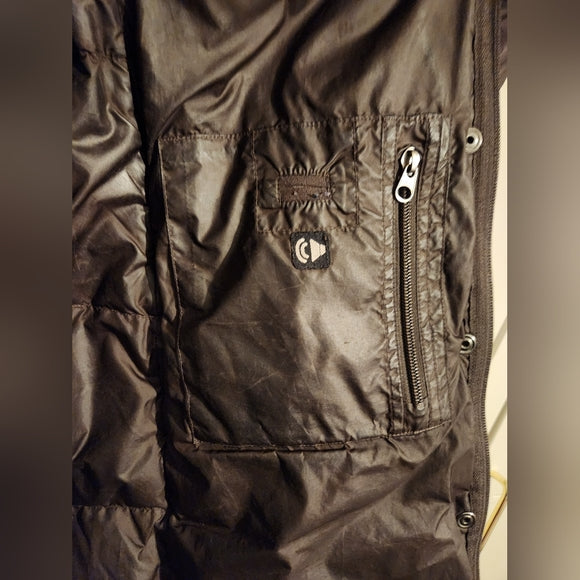 Vintage The North Face 600 Puffer Down Jacket Dark Brown with Detachable Hood