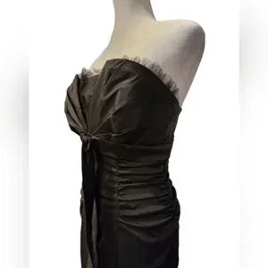 Vintage 1990s/2000s Cache Black Sweetheart Cocktail Dress