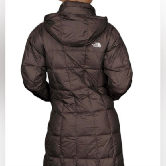 Vintage The North Face 600 Puffer Down Jacket Dark Brown with Detachable Hood
