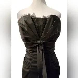 Vintage 1990s/2000s Cache Black Sweetheart Cocktail Dress
